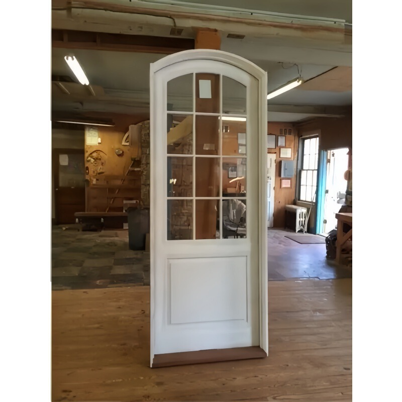 Solid Wood French Double Door Wooden Arch Painted Door Can Be Ordered Bedroom Door Study Door Wooden Door Interior Door Entrance Door