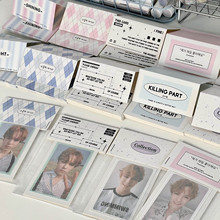 【10张】极简风韩系卡头ins小卡打包opp自粘袋出卡礼品包装袋贺卡