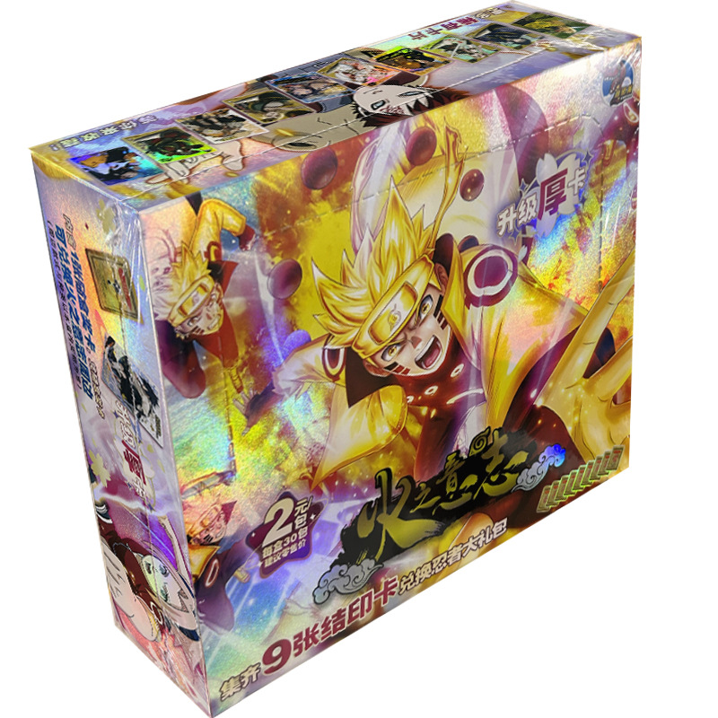 Card Tour Naruto Card 123456 Bomb Little Dinosaur Capítulo de la quinta bala Caja completa Tarjeta NR Tarjeta AR Tarjeta MR