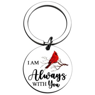 Amazon Color Printed Keychain Without Accessories Commemorative Gift Cross-Border Stainless Steel Keychain Pendant Jewelry
