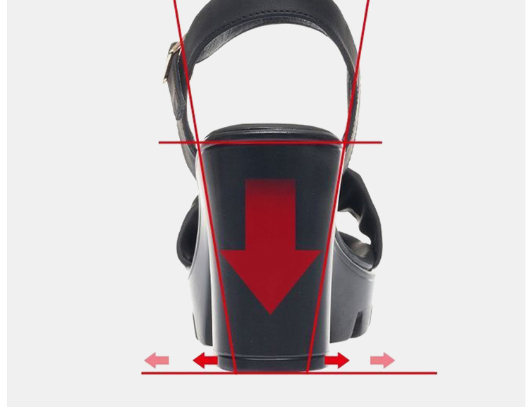 Sandal cao gót nữ đế platform gót vuông 8,5 cm mũi hở thời trang — Màu mơ 8,5 cm, Màu đen 8,5 cm, Màu đen 6.5cm, Màu mơ 6,5 cm chi tiết 10