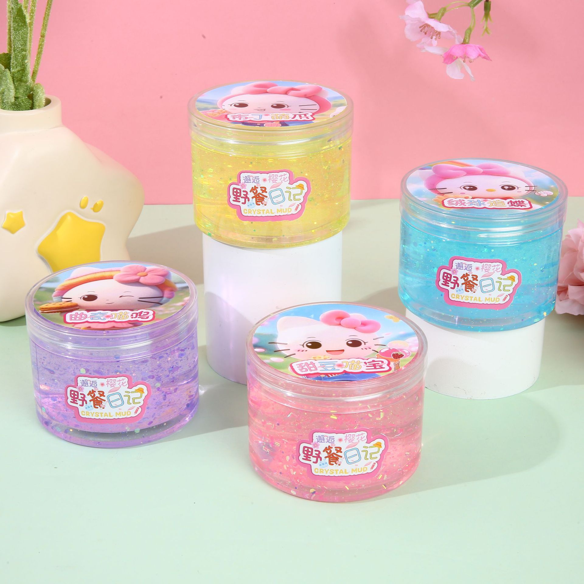 6-color colorido diversión burbuja traje de barro de arcilla de color arcilla hecha a mano juguetes de inteligencia para niños al por mayor