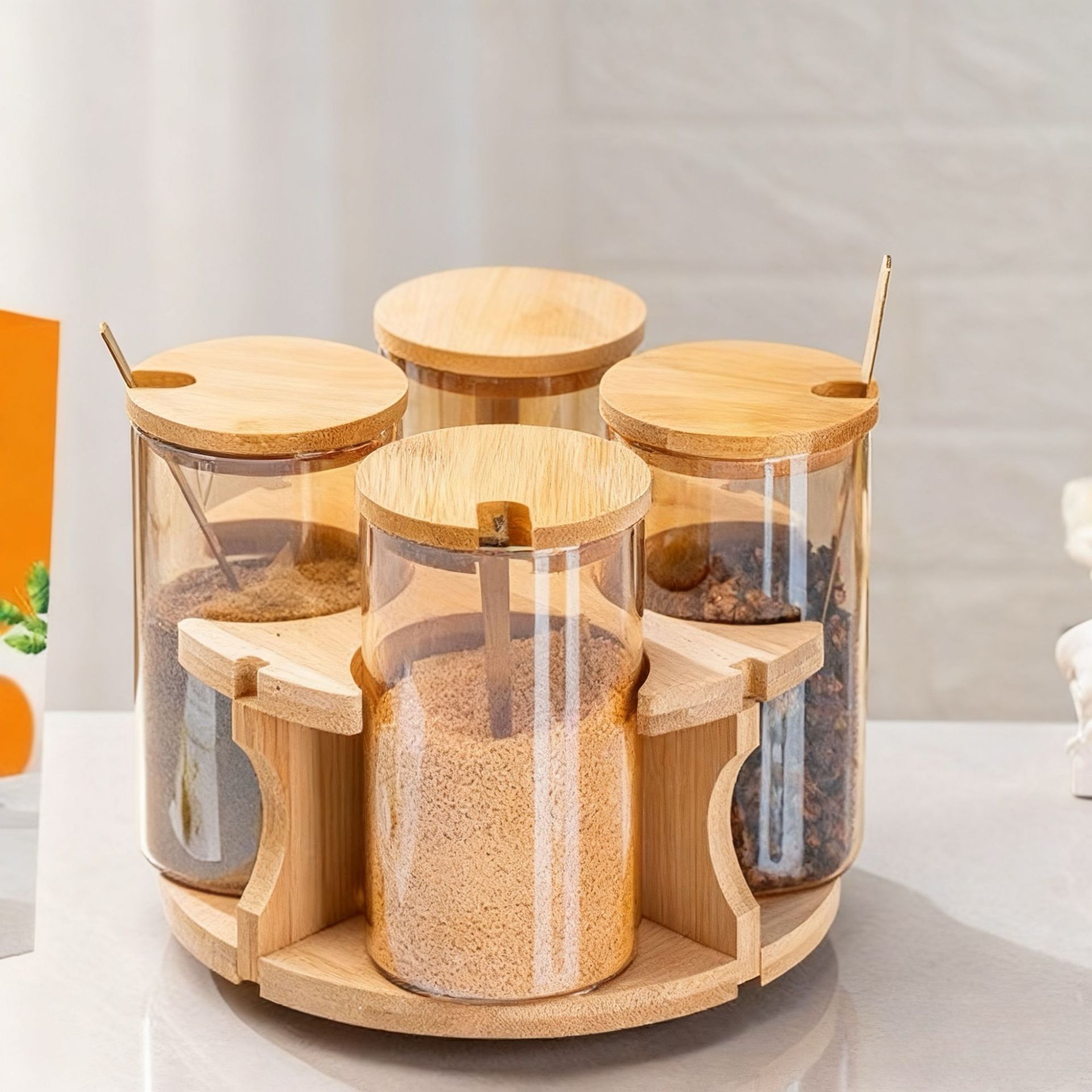 Alta borosilicina de vidrio de ciervo cabeza de almacenamiento de vidrio casero sellado de té contenedor de regalo de apertura regalo de mano