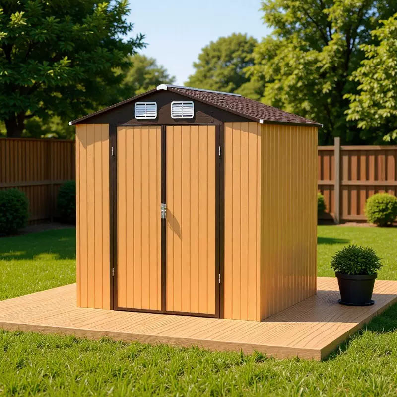 户外工具房储物间庭院室外露台花园储物房组合屋简易房杂物活动房