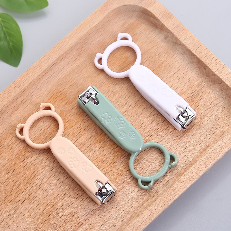 Cortauñas multifuncional, soporte creativo para teléfono móvil con diseño de dibujos animados, cortauñas, tijeras portátiles de acero inoxidable para manicura, herramienta de moda. image 8