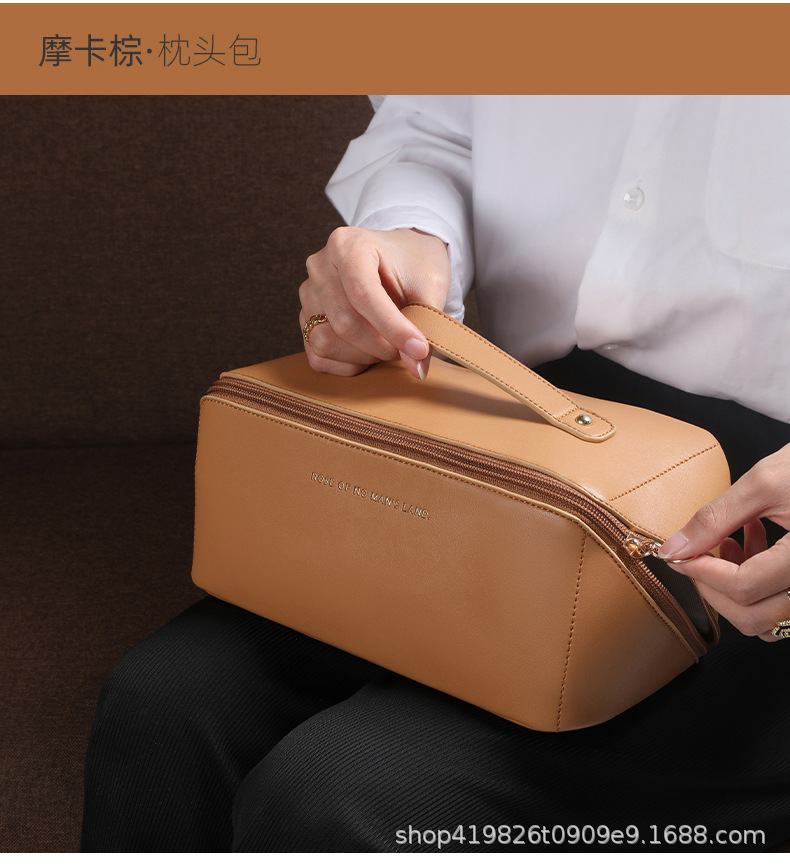 Estilo europeo de alta gama impermeable bolsa de cosméticos de gran capacidad portátil de viaje bolsa de almacenamiento de cosméticos bolsa de lavado