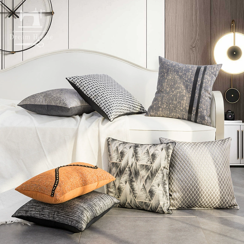 Modern and minimalistic sofa, pillow, pillowcase for bed