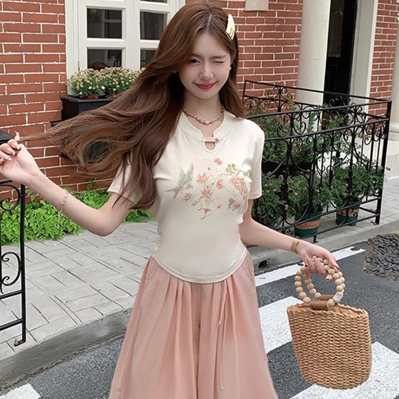 기질 살구 탑 단일 조각 옵션