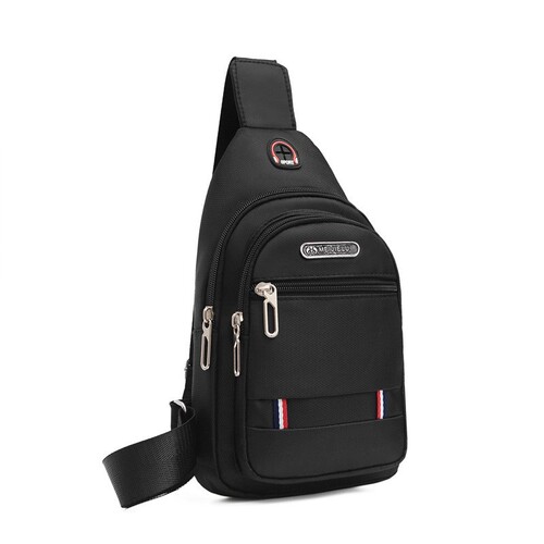 Foreign trade men's new multifunctional Oxford cloth chest bag crossbody small shoulder bag Korean style casual men's shoulder bag manufacturer wholesale