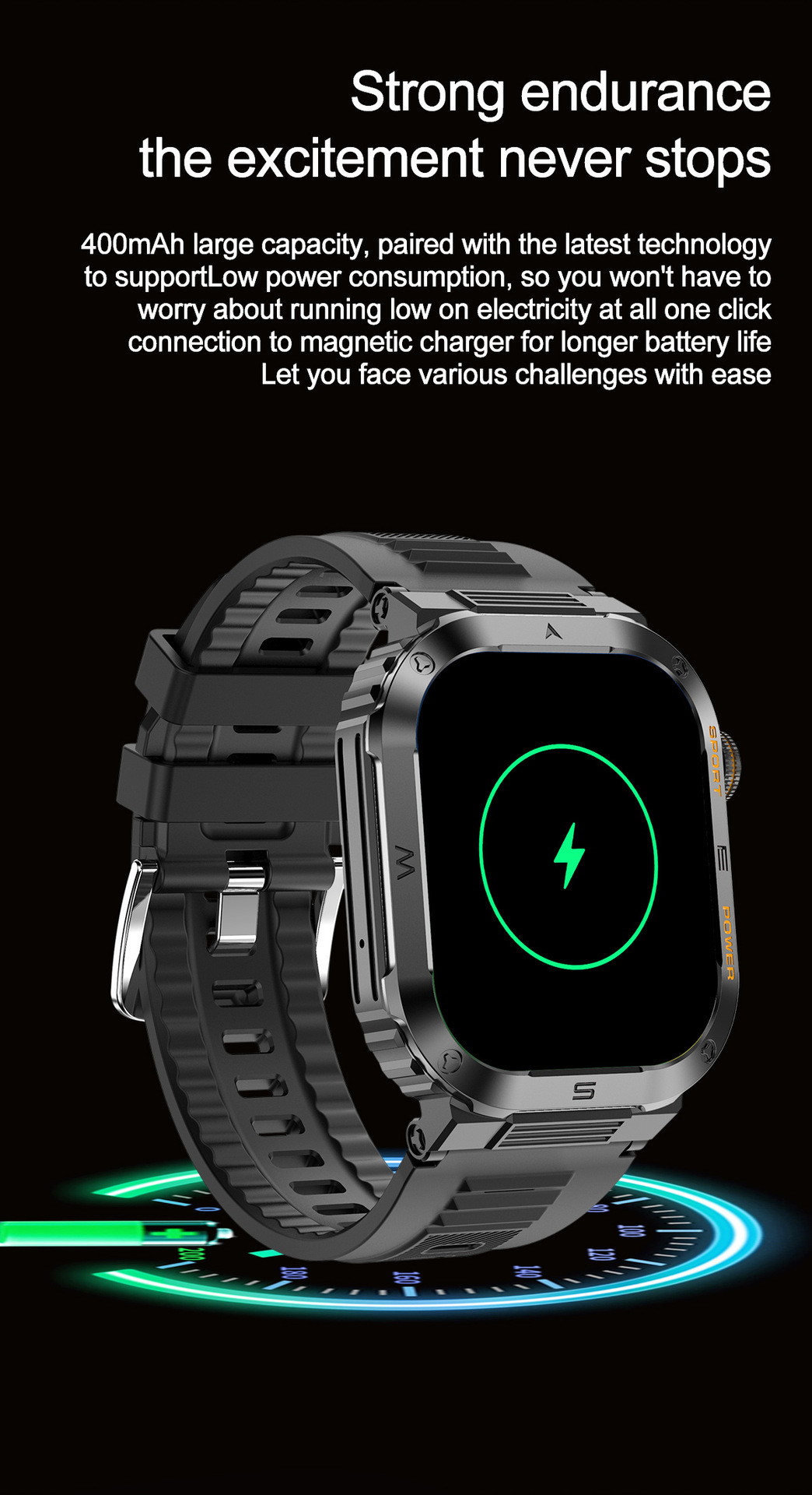 MT39 Smartwatch 2,01 Zoll Bluetooth Talk Herzfrequenz Blut_voghion.com