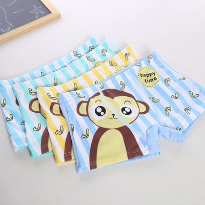 男女童内裤 牛奶丝平角女孩四角平裤裤女宝宝不夹屁屁pp夏季薄款|ru