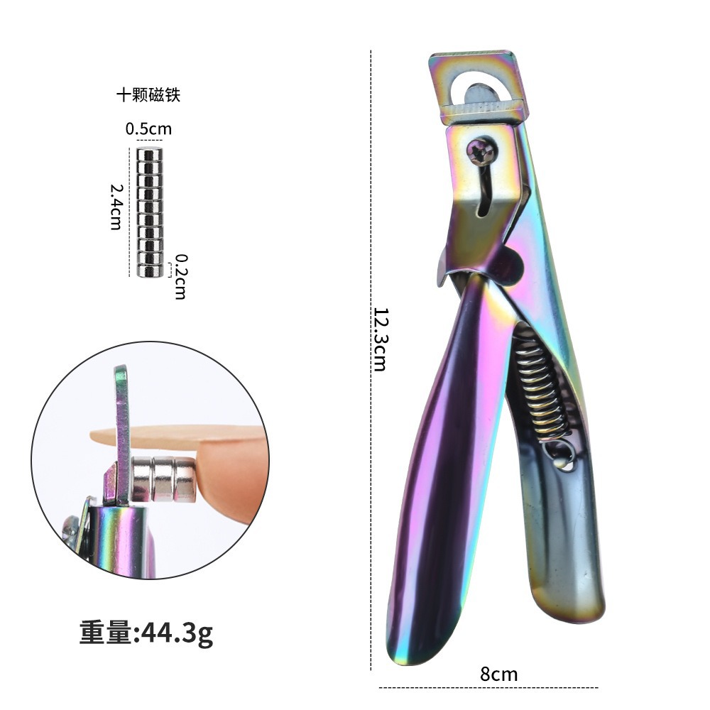 Selección estricta de manicura de acero inoxidable Corte Especial de una palabra DIY usar manicura en forma de u tienda de manicura al por mayor de la misma herramienta de poda