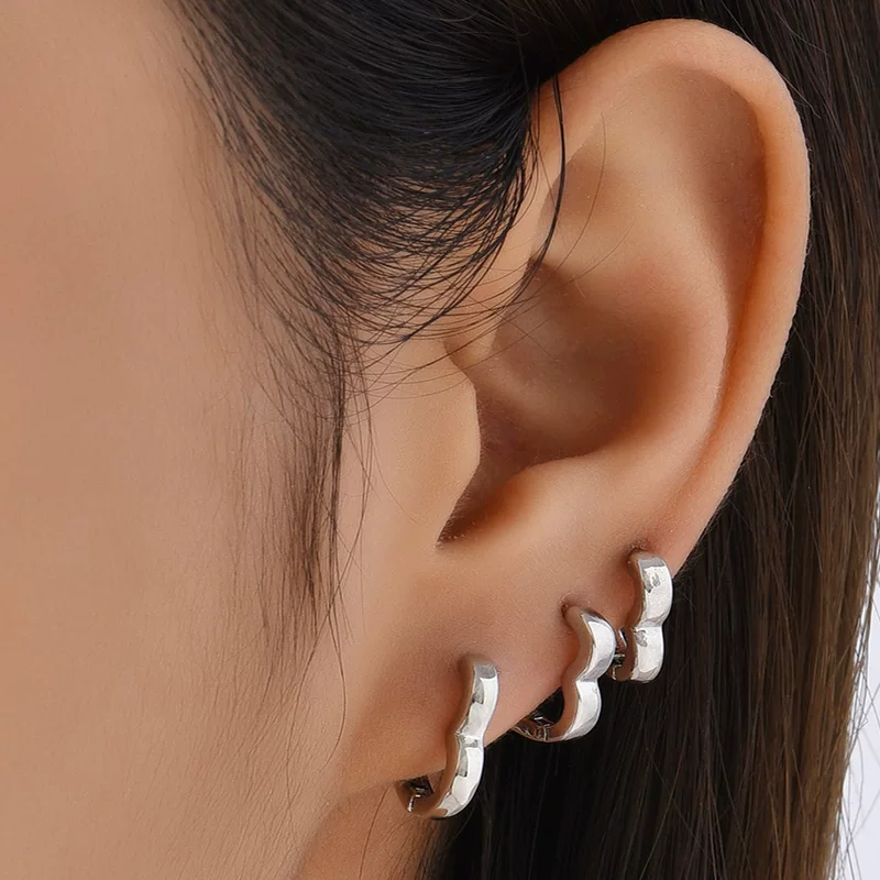 Fashionable universal set, earrings, simple and elegant design