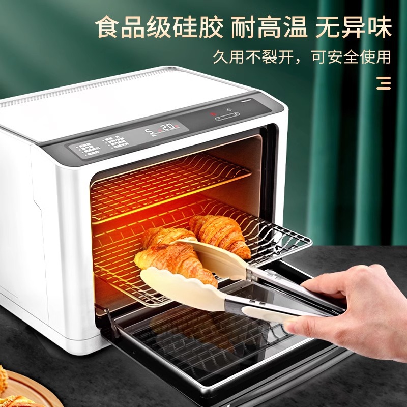 Stainless Steel Silicone Kitchen Tongs