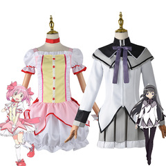 Magical Girl Madoka Kaname Cosplay Costume Sayaka Miki Cosplay Anime Costume Battle Costume Performance Costume