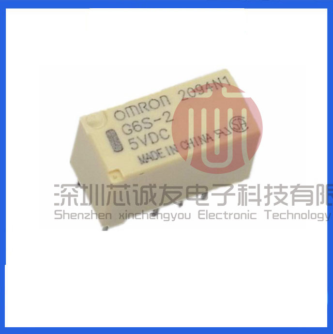 日本欧姆龙信号继电器G6S-2 DC5V、8脚继电器适用于通信设备