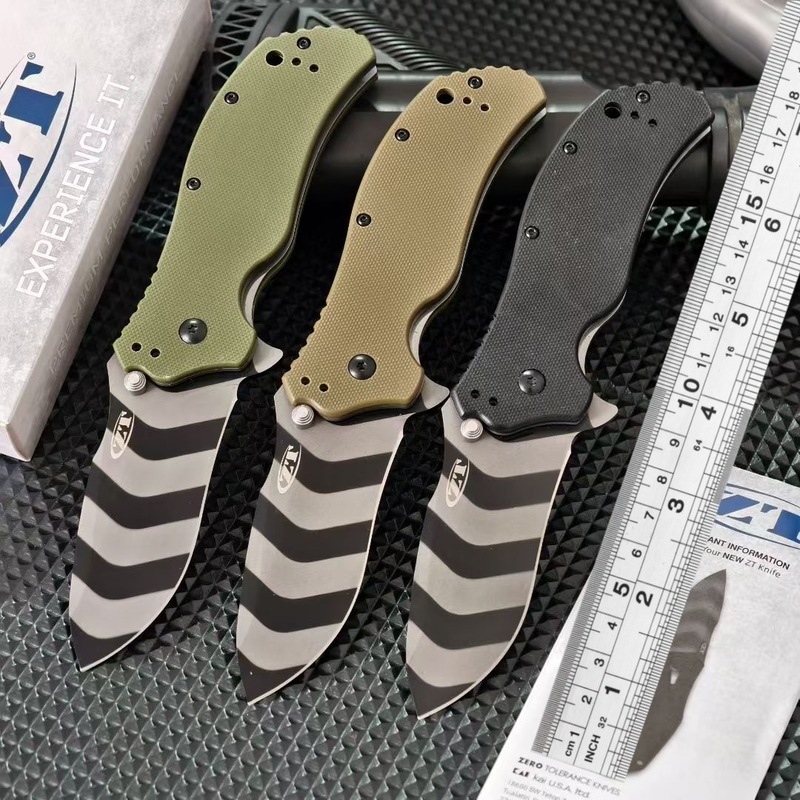 跨境热销零误差ZT0350折叠刀G10手柄高硬度户外刀多功能折叠小刀|undefined