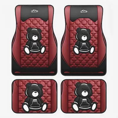 Universal Foot Pad Mats, Stain-Resistant, Water-Absorbent and Non-Slip Four-Piece - s03