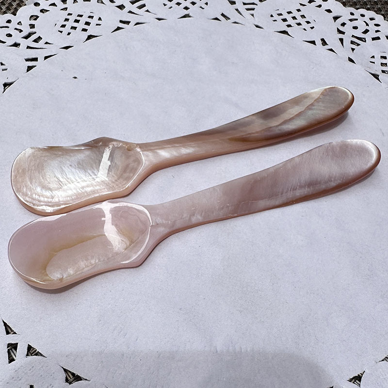Natural Shell Handmade Craft Spoon 12cm Shovel-Shaped Spoon Facial Mask Spoon Amazon Shell Spoon Wholesale