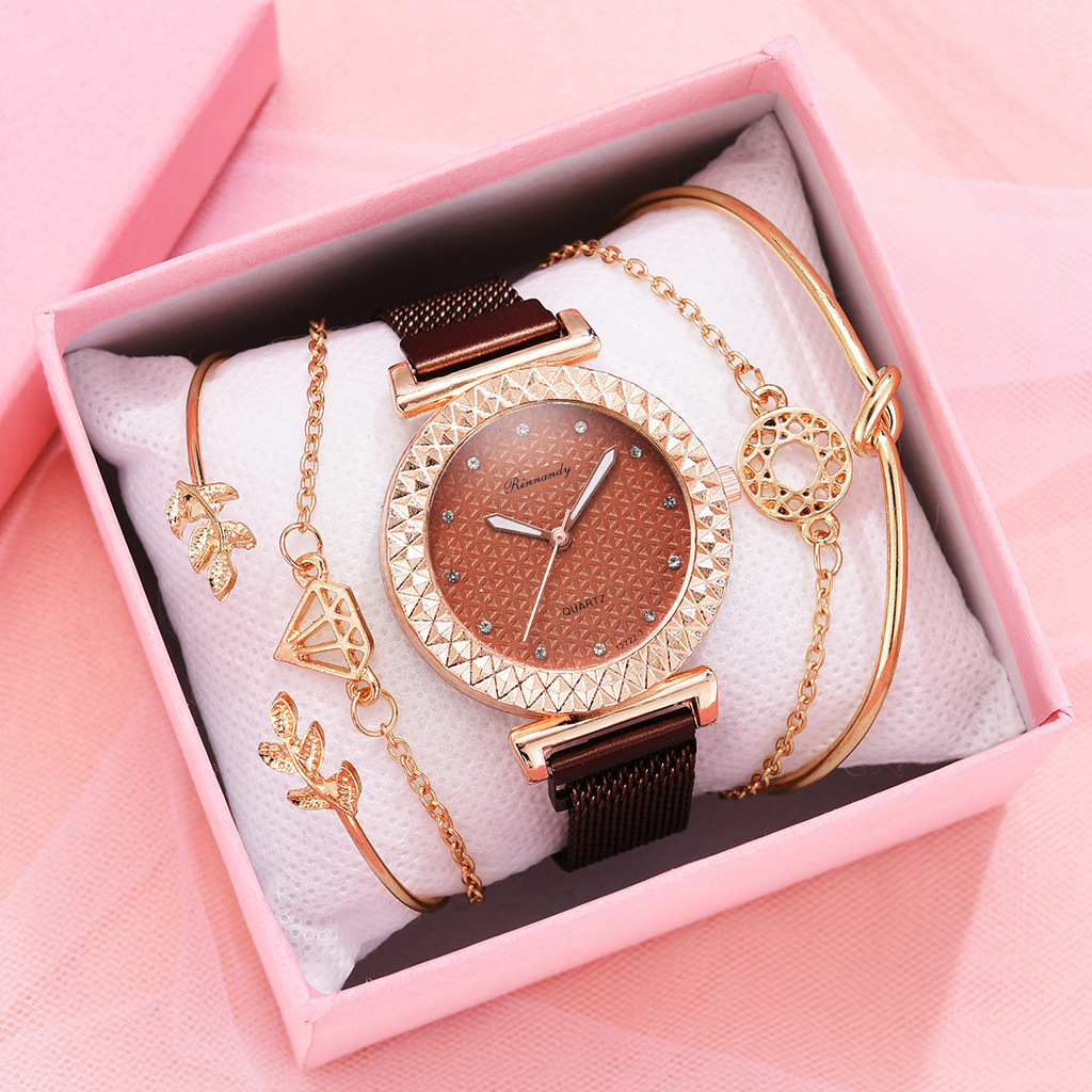 Casual Geometric Magnet Buckle Quartz Women's Watches display picture 18