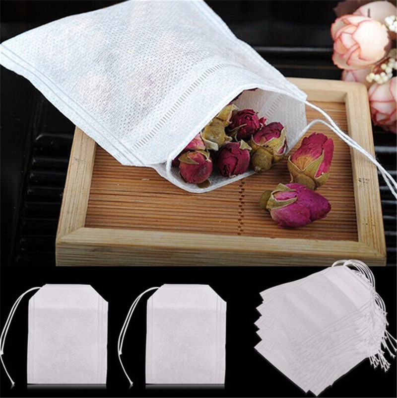 Bulk Drawn Nonwoven Tea Bags, Tea Bag Empty Tea Bags, Disposable Chinese Medicine Bags, Decoction Medicine Bags 100pc 6*8c