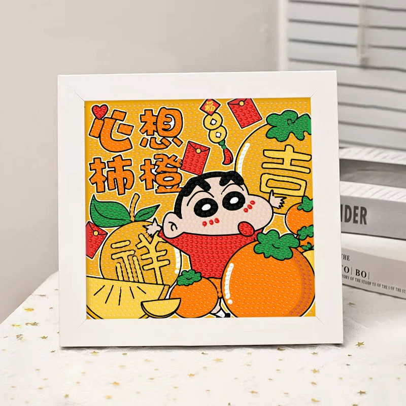Набор для алмазной вышивки (Sanrio) Пикачу в раме, 17×17 см, комплект для полного стежка DIY