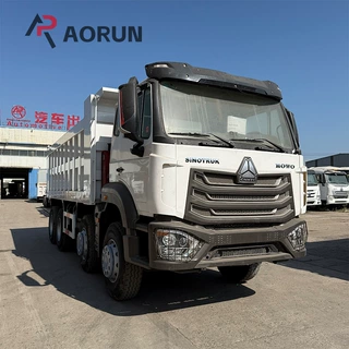 工厂定制重汽豪沃NX自卸车前四后八渣土运输车371马力翻斗垃圾车