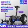 54V, чёрный, внедорожная версия, трёхконтроль, Bluetooth‑пульт, внедорожные колёса