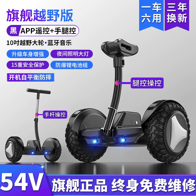 Самобалансирующийся скутер, два колеса, варианты 36/54V, пульт/Bluetooth, внедорожные варианты