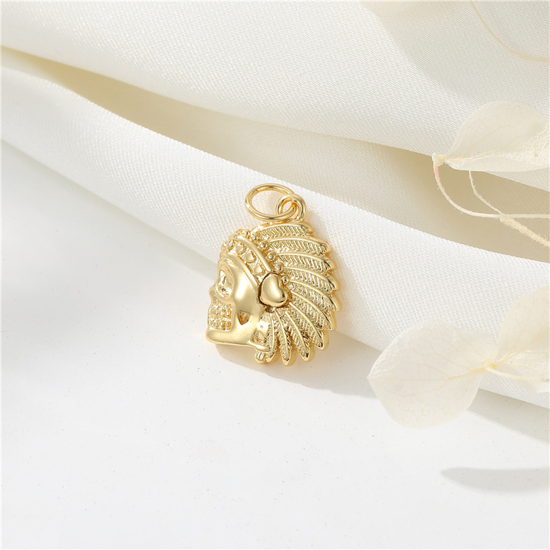 1 Piece Quantity 1 Piece Copper Gold Plated Buddha Pendant