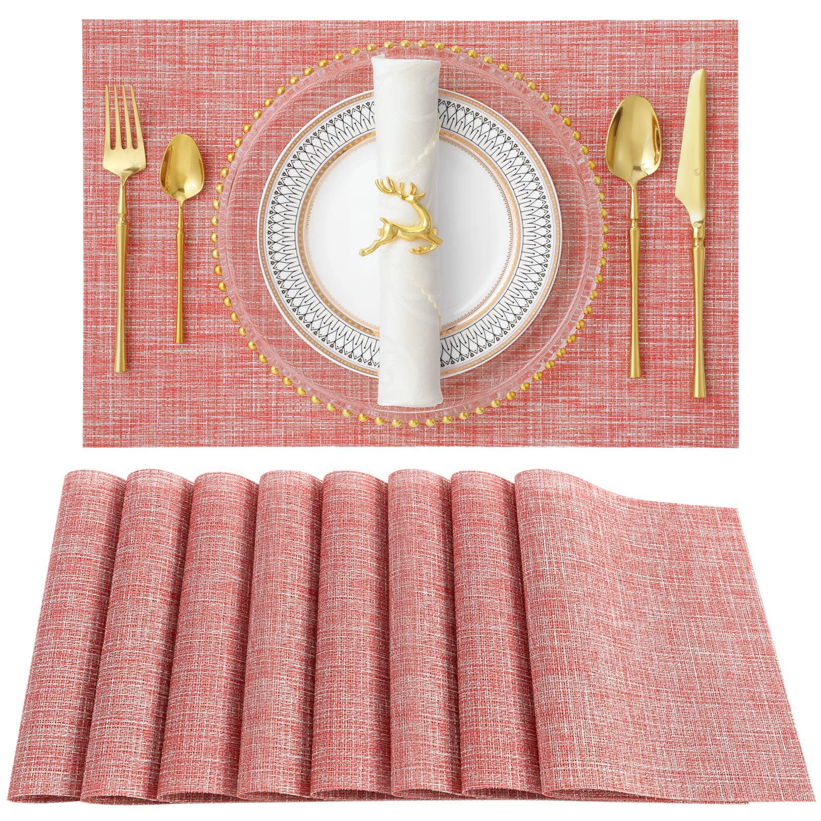 Amazon multi-color mantel a juego Mesa toalla Mesa estera arena olla estera adecuado para el hogar cocina decoración PVC occidental mantel