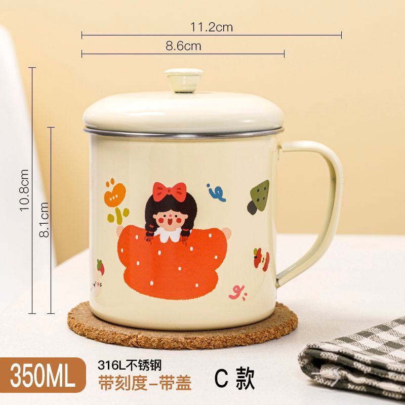 316不锈钢杯儿童水杯家用宝宝喝水杯子防摔学校幼儿园水杯敞口杯|undefined
