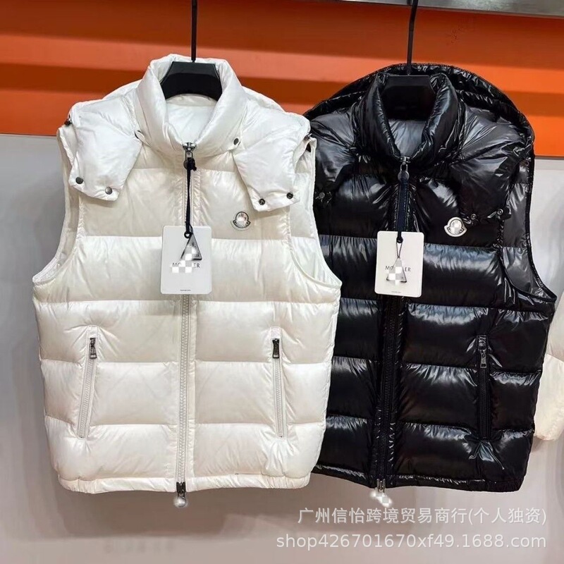 Exported Foreign Trade Shiny Cotton Vest with Detachable Hood, Warm Sleeveless Jacket, Windproof and Waterproof Cotton Coat Exported Foreign Trade Shiny Cotton Vest with Detachable Hood, Warm Sleeveless Jacket, Windproof and Waterproof Cotton Coat