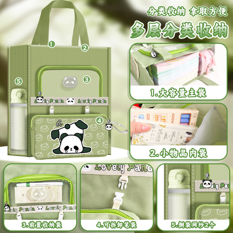 Bolsa de calibración personalizada de alto valor facial A4 bolsa de lona portátil de gran capacidad conveniente bolsa de calibración infantil