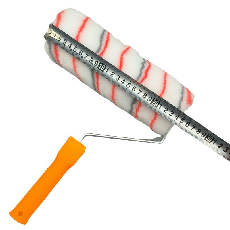 4 pulgadas 5 pulgadas 6 pulgadas 8 pulgadas 10 pulgadas cepillo de rodillos de banda roja gris cepillo de rodillos de tela de poliéster cepillo de rodillos de pintura de pared cepillo de rodillos de piso