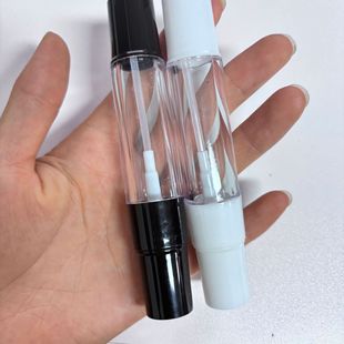 Travel Perfume Double-Headed Dispensing Bottle, Compact Portable Spray Bottle, Empty Bottle, Transparent Roller Ball Dispensing Bottle 10ml