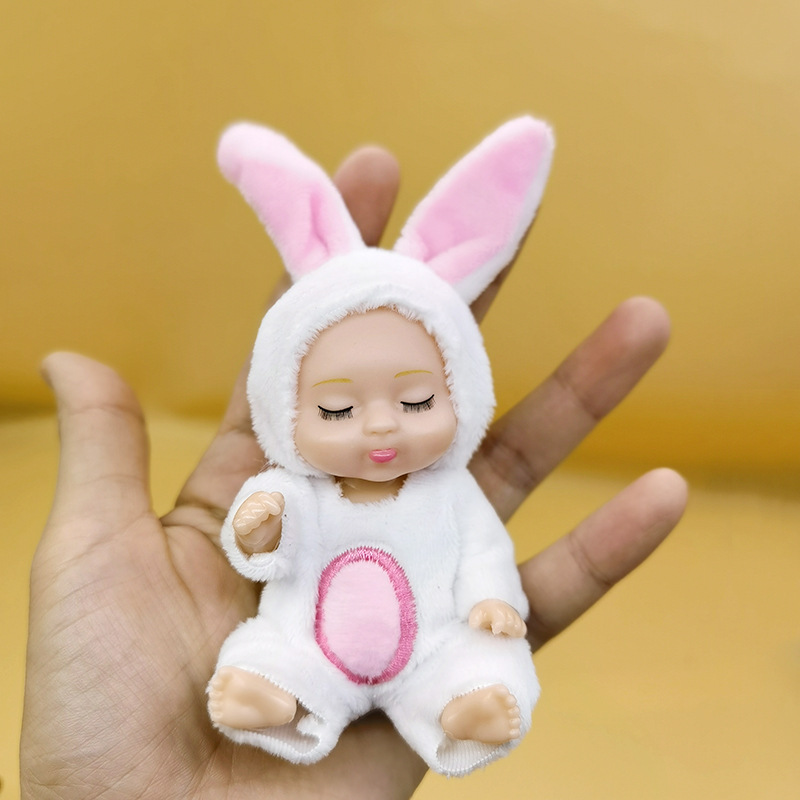 Caricatura encantadora muñeca de sueño bebé pacificador muñeca tela muñeca de peluche acompañante juguetes regalos para niños