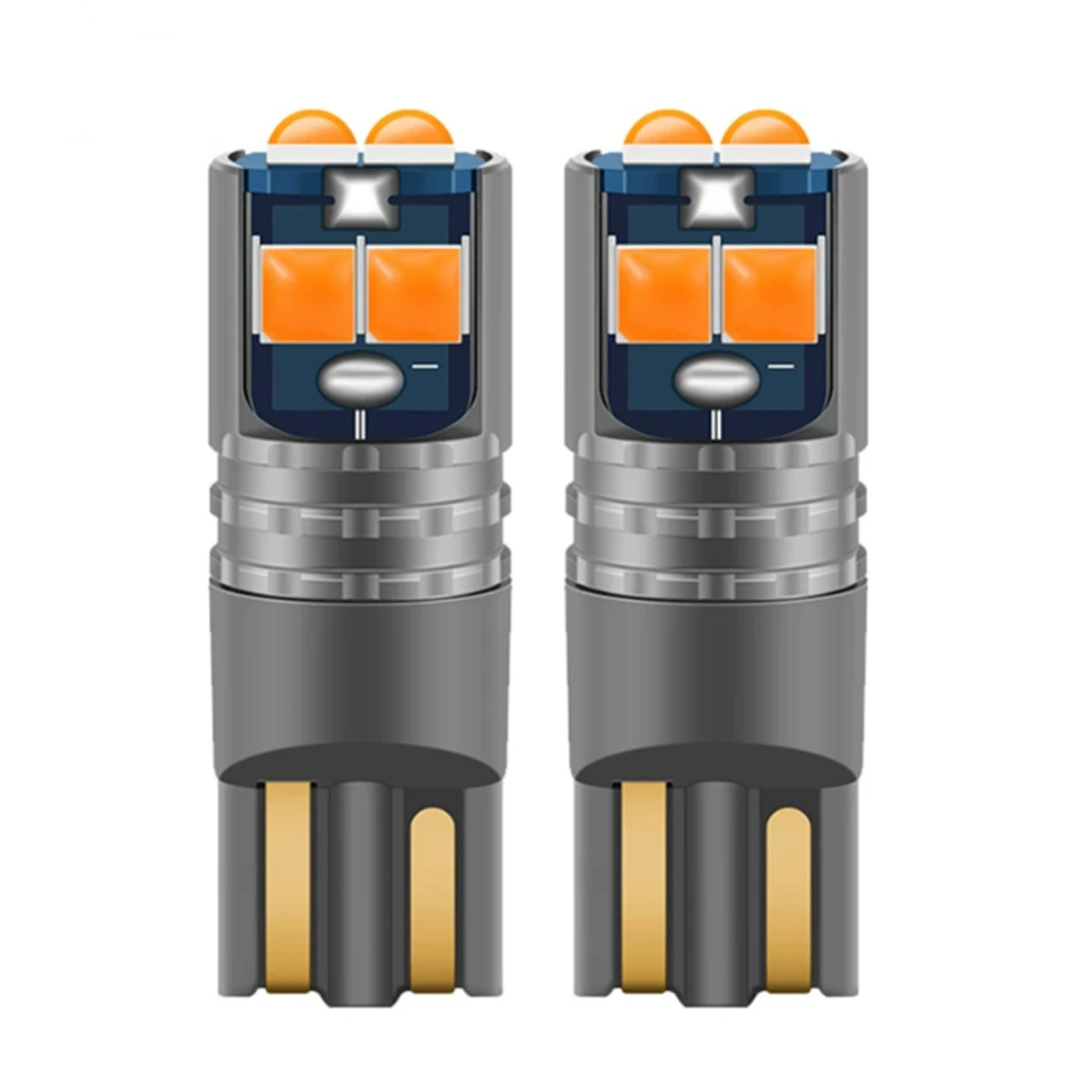 Автомобильный светодиодный индикатор ширины Longda T10 3030, 6smd, светильник для номерного знака, лампа для чтения, высокая яркость, декодирование, маленькая лампочка W5W