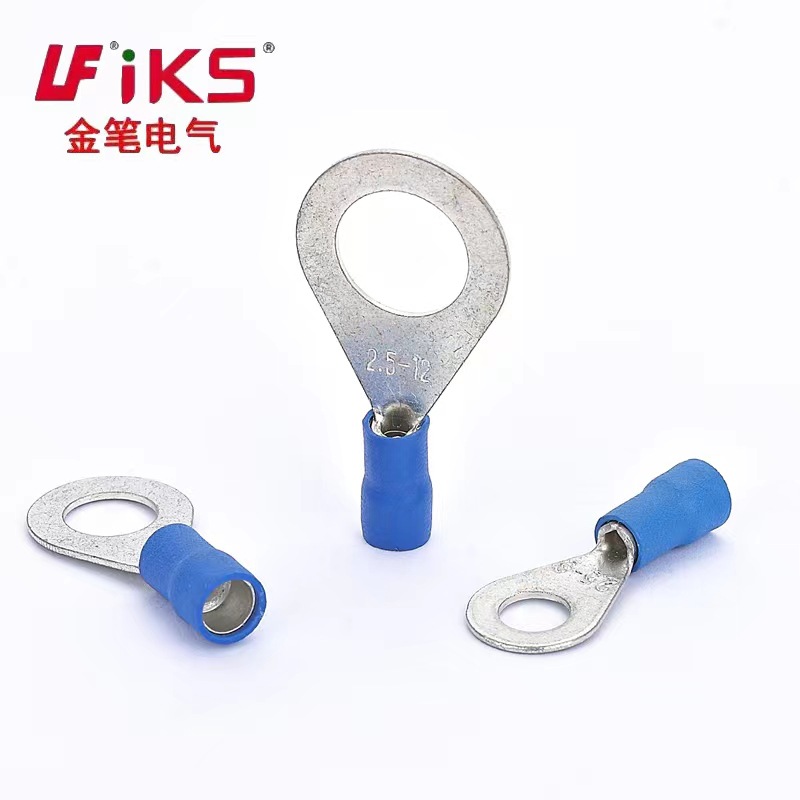 冷压端子.接线端子.FOT2.5-4尾部加铜套FOT2.5-4.铁路端子FOT6-5
