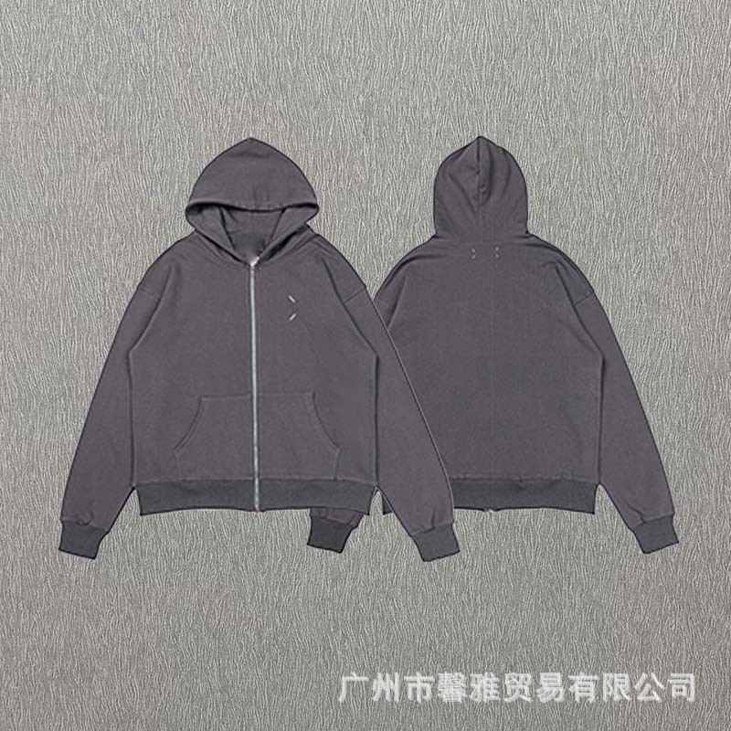 M344 グレー スウェットシャツ ジャケット