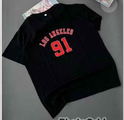 300 グラムアメリカンレトロハイストリートファッションブランド黒右肩半袖 Tシャツ女性の夏ルーズニッチデザイン純綿|undefined