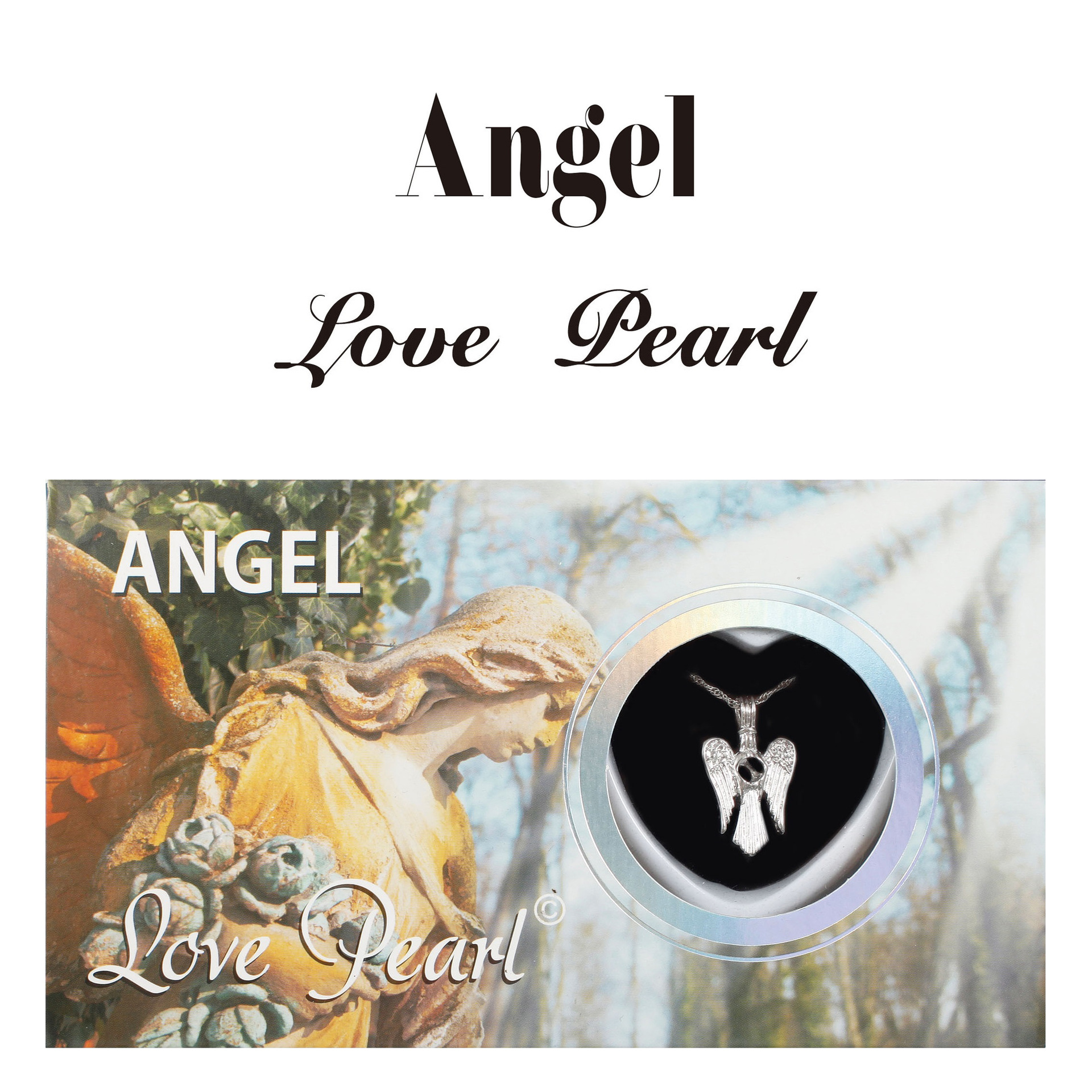 Love Pearl爱之珠 DIY天然淡水珍珠项链礼盒天使吊坠河蚌套装P27