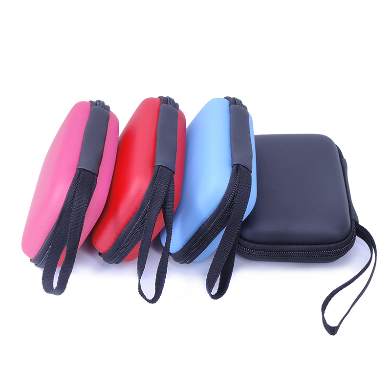En stock adecuado para Wd Seagate Toshiba bolsa de disco duro móvil de 2,5 pulgadas cable de datos auriculares bolsa de almacenamiento de EVA image 6