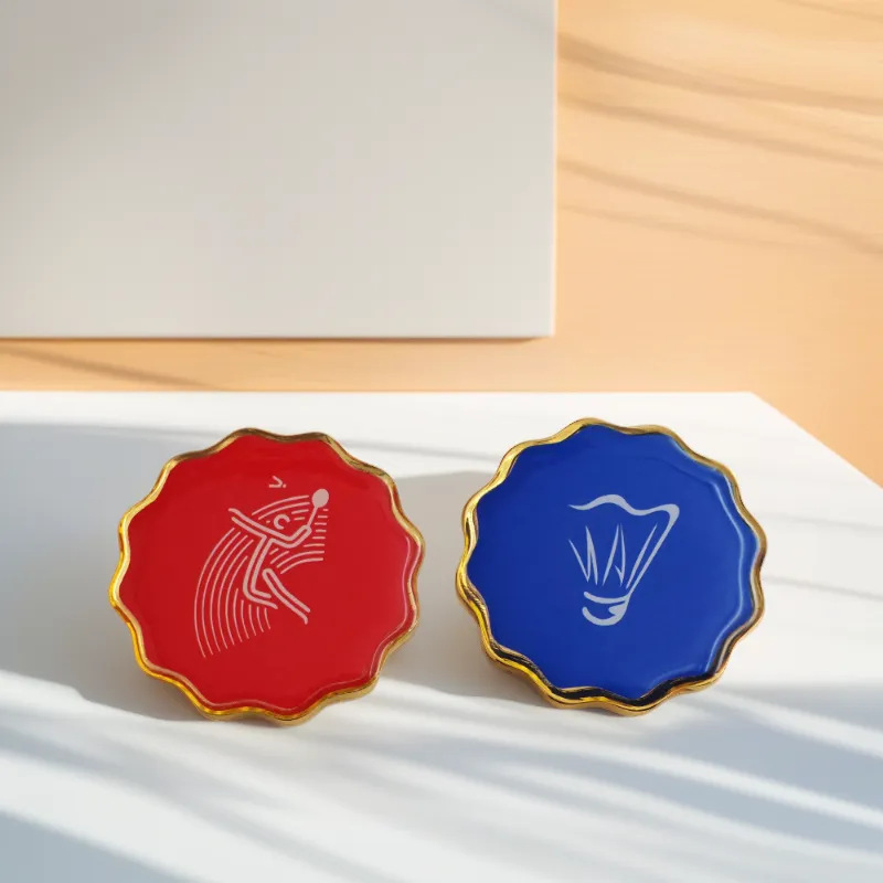 Manufacturer Customizes Football Association Edge-Picking Device, Metal Painted Rubber-Coated Rugby Edge-Picking Coin, Commemorative Coin, Fast Delivery