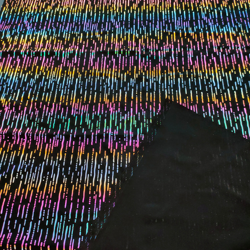 抖音热销时尚四面弹透气柔软面料户外休闲衣服泳衣服装反光布料