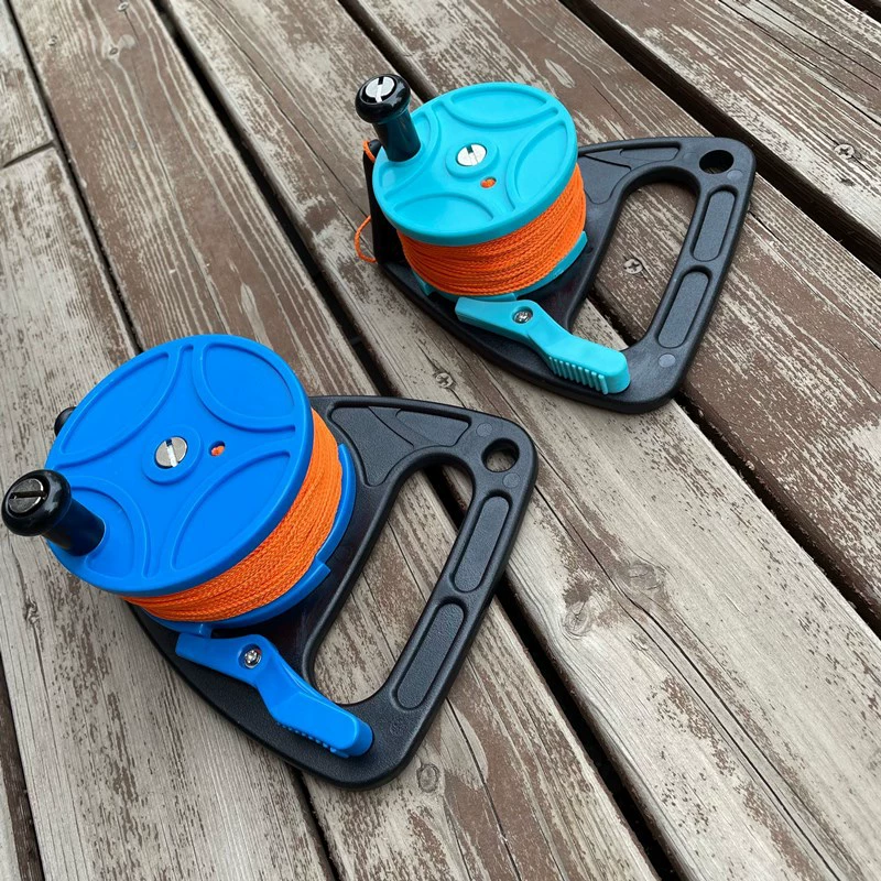 Катушка для ручки для дайвинга 46m 83m пластиковая катушка для тягового троса для пещеры технические аксессуары для дайвинга