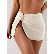 K 53894 Shell Decor Beach Cover Up �������ǱȻ�����ȹ