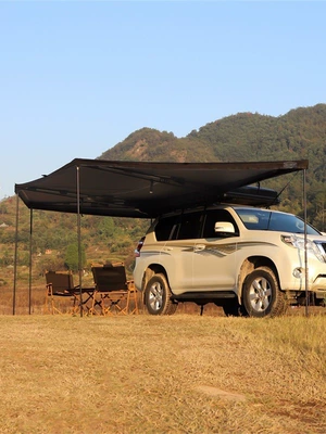 sun-proof legless fan-shaped tent large – Avtomobil yan çətirləri
