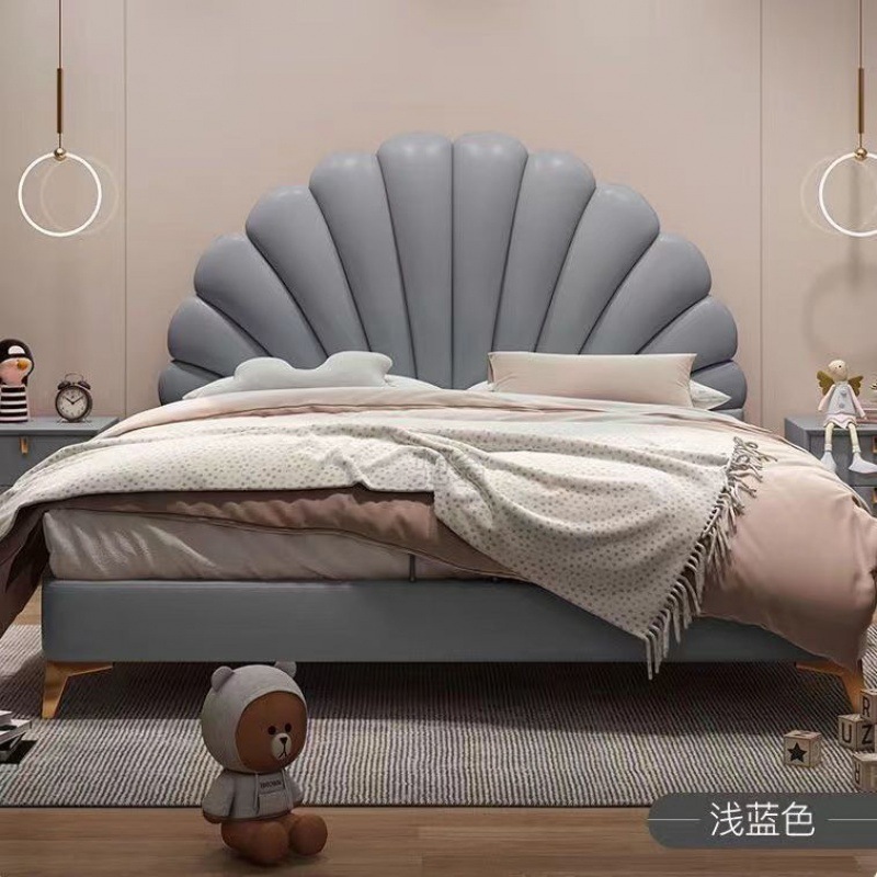 New 3L Cloud Pillow Headboard with Solid Wood Soft Pack Backrest Sold Separately, Ultra-Slim Technology Fabric Floor Bed for Master Bedroom Headboard