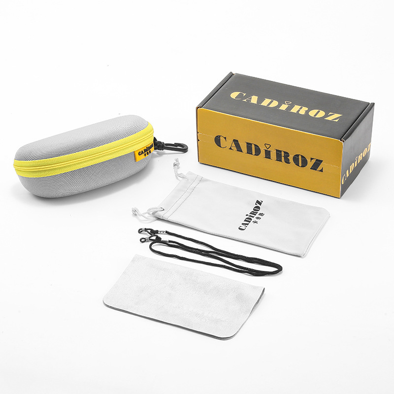 Spot Wholesale Anti-Stress Glasses Case Leather Case Sunglasses Packaging Box Accessories Mirror Cloth Eva Storage